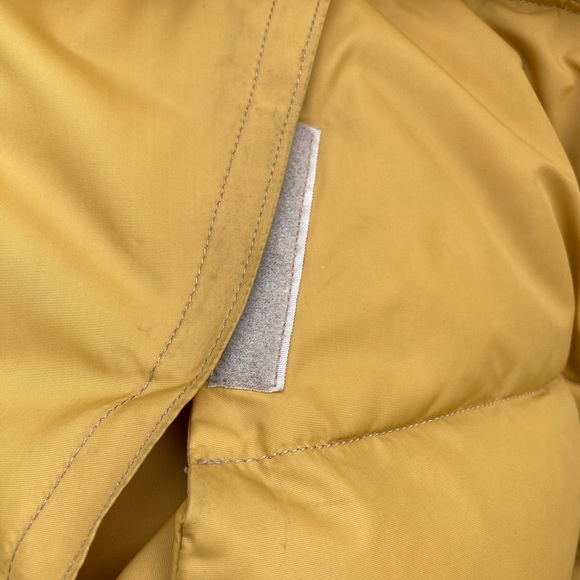 Men's VTG Frostline Kit Yellow Puffer Jacket M Full Zip Pockets Boulder Classic - Picture 3 of 15